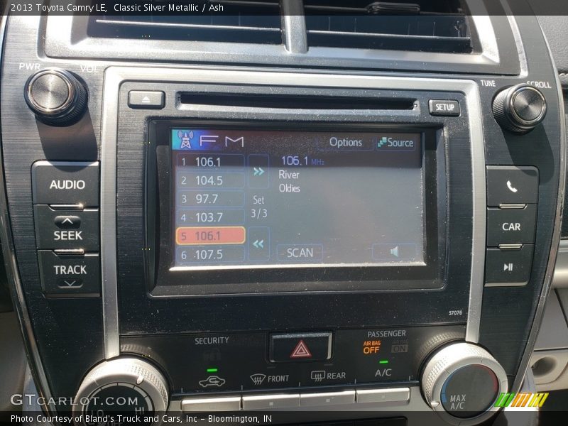Classic Silver Metallic / Ash 2013 Toyota Camry LE