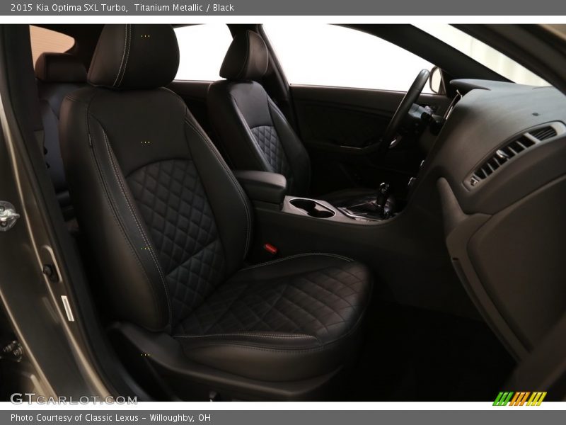 Titanium Metallic / Black 2015 Kia Optima SXL Turbo