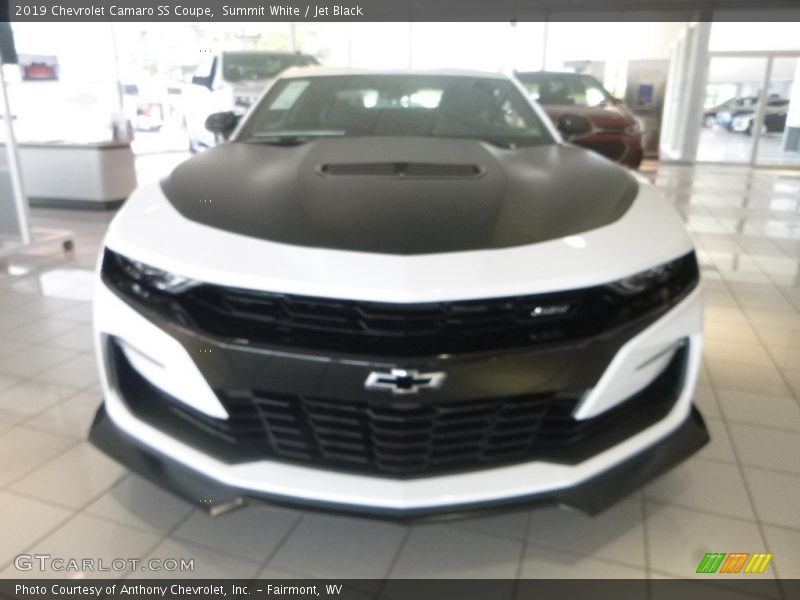 Summit White / Jet Black 2019 Chevrolet Camaro SS Coupe