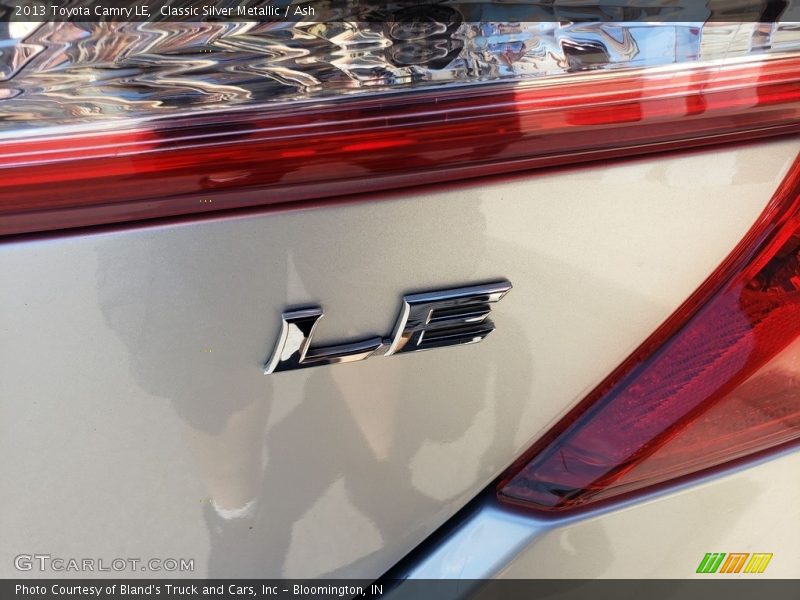 Classic Silver Metallic / Ash 2013 Toyota Camry LE