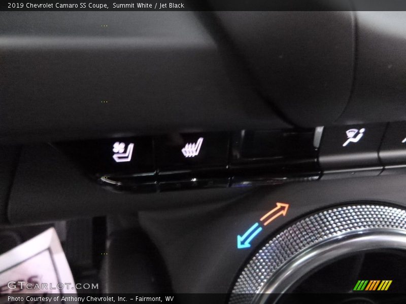 Summit White / Jet Black 2019 Chevrolet Camaro SS Coupe