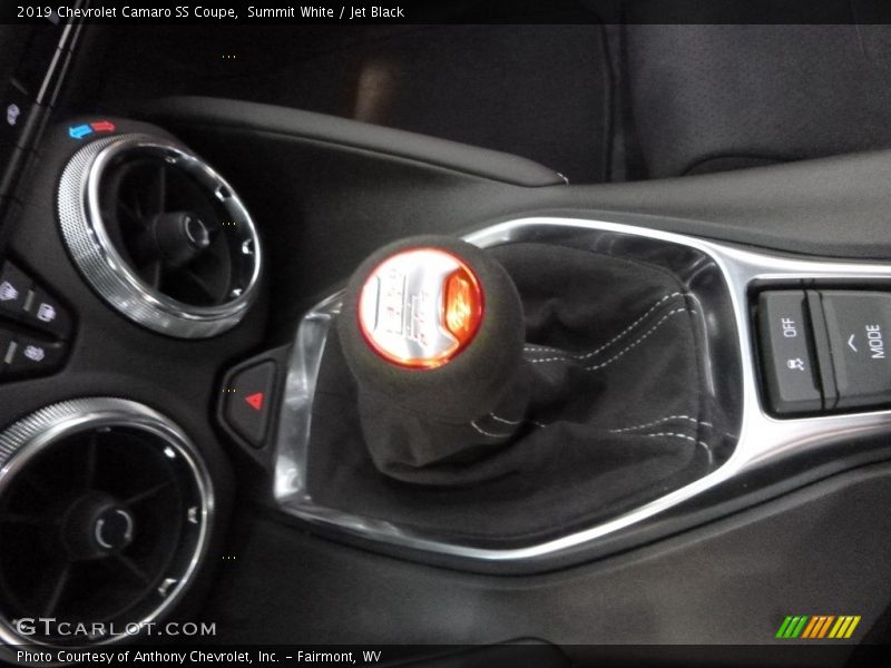 Summit White / Jet Black 2019 Chevrolet Camaro SS Coupe