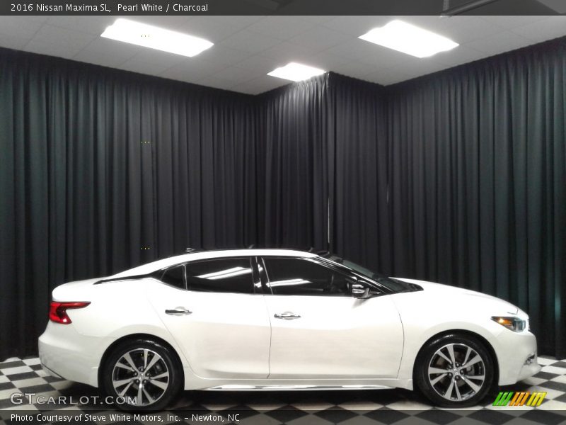 Pearl White / Charcoal 2016 Nissan Maxima SL
