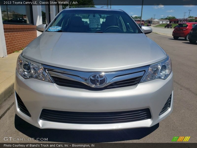 Classic Silver Metallic / Ash 2013 Toyota Camry LE