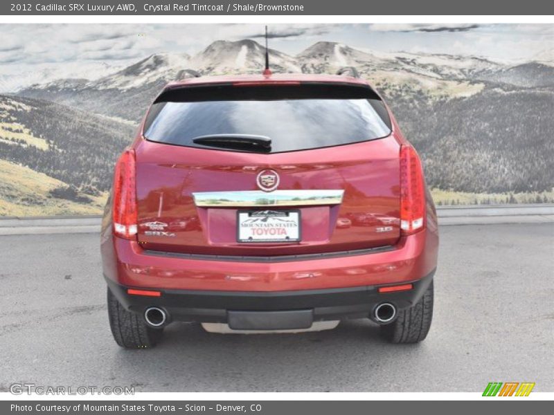 Crystal Red Tintcoat / Shale/Brownstone 2012 Cadillac SRX Luxury AWD