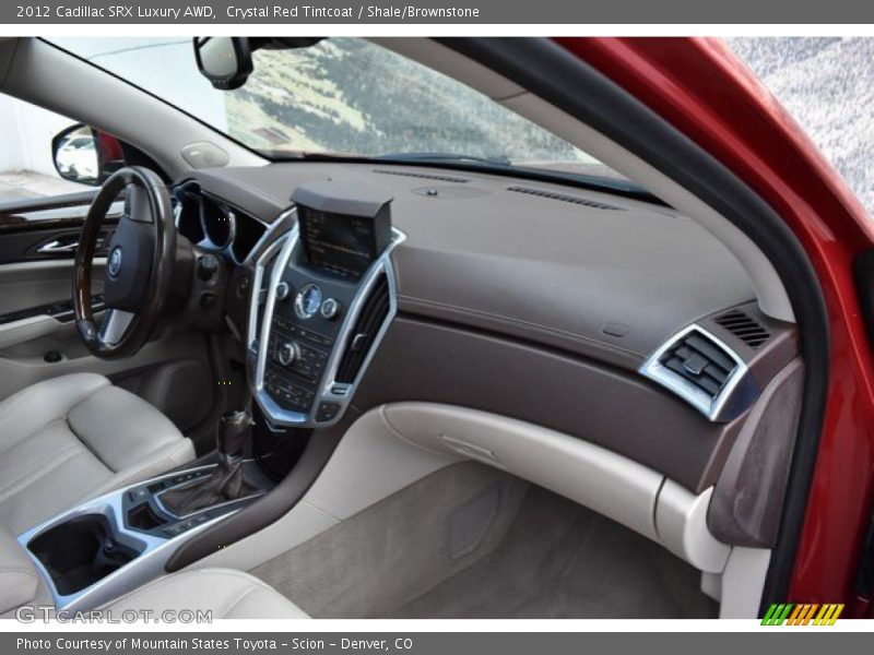 Crystal Red Tintcoat / Shale/Brownstone 2012 Cadillac SRX Luxury AWD