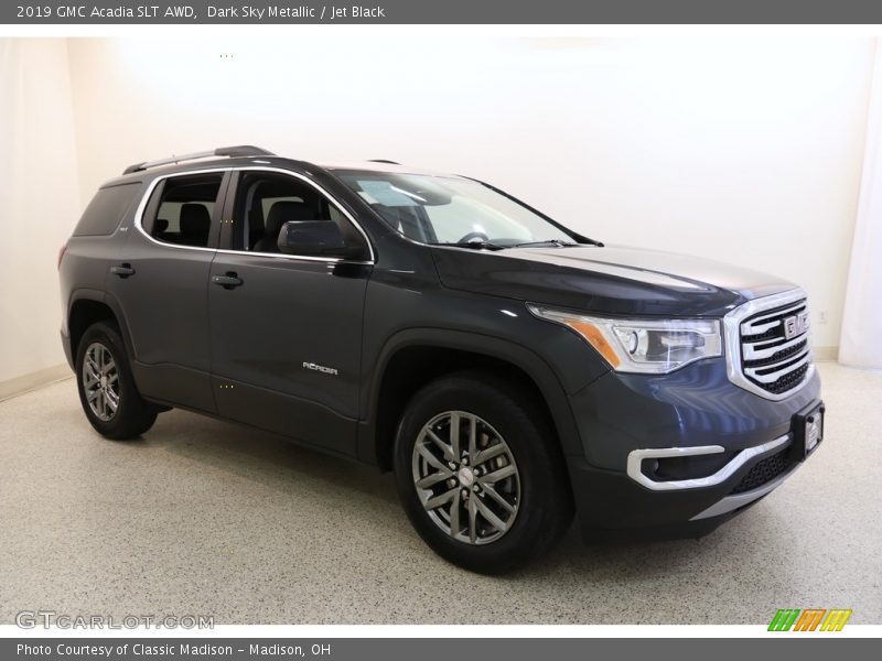 Dark Sky Metallic / Jet Black 2019 GMC Acadia SLT AWD