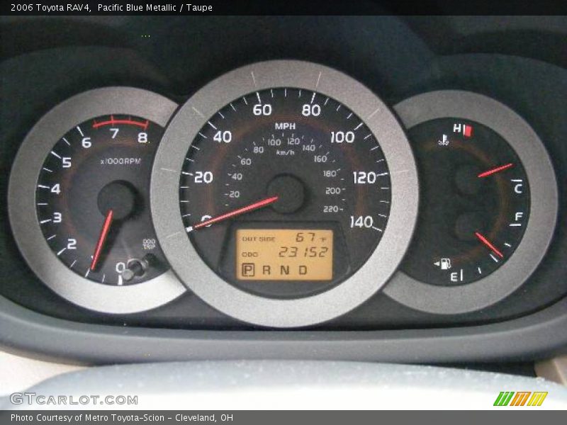 Pacific Blue Metallic / Taupe 2006 Toyota RAV4