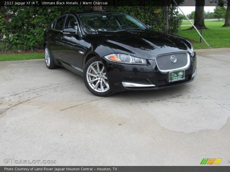 Ultimate Black Metallic / Warm Charcoal 2013 Jaguar XF I4 T