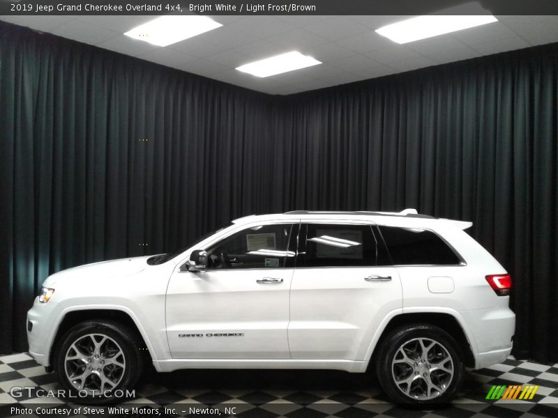 Bright White / Light Frost/Brown 2019 Jeep Grand Cherokee Overland 4x4