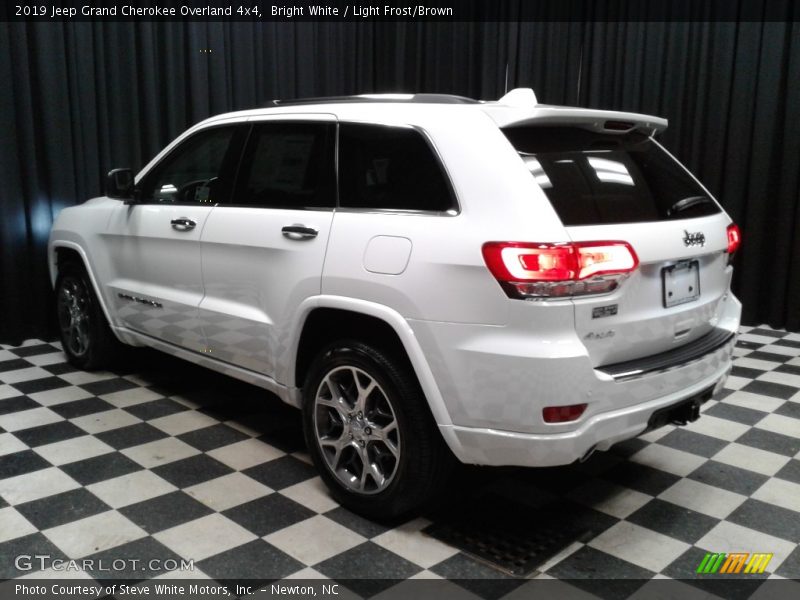 Bright White / Light Frost/Brown 2019 Jeep Grand Cherokee Overland 4x4