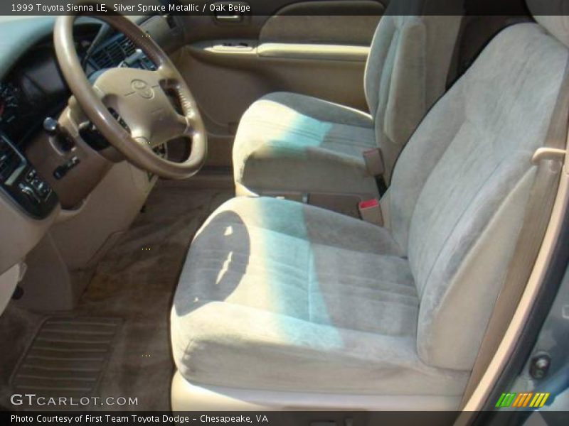 Silver Spruce Metallic / Oak Beige 1999 Toyota Sienna LE