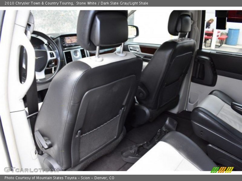 Stone White / Dark Slate Gray/Light Shale 2010 Chrysler Town & Country Touring