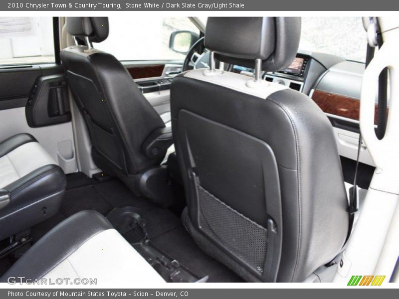 Stone White / Dark Slate Gray/Light Shale 2010 Chrysler Town & Country Touring