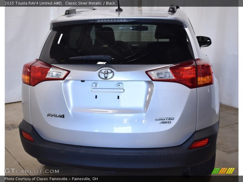 Classic Silver Metallic / Black 2015 Toyota RAV4 Limited AWD