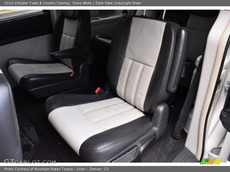 Stone White / Dark Slate Gray/Light Shale 2010 Chrysler Town & Country Touring