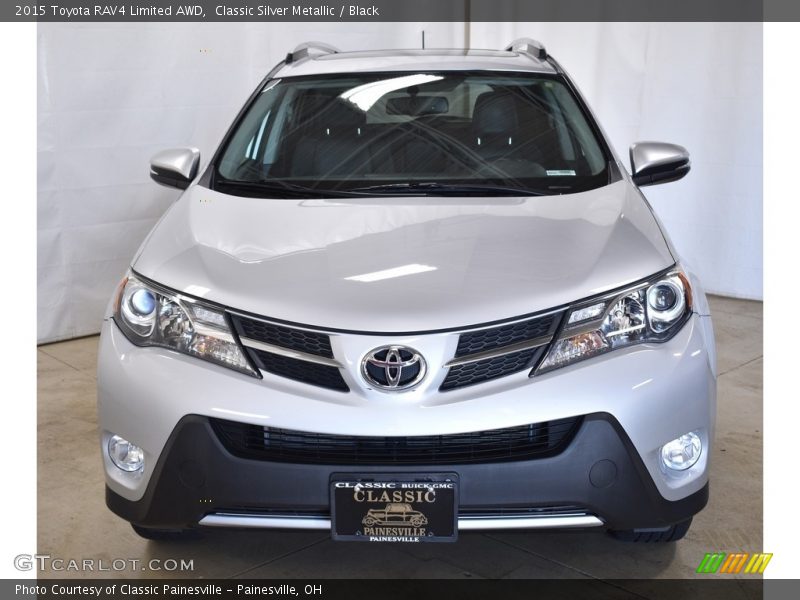 Classic Silver Metallic / Black 2015 Toyota RAV4 Limited AWD