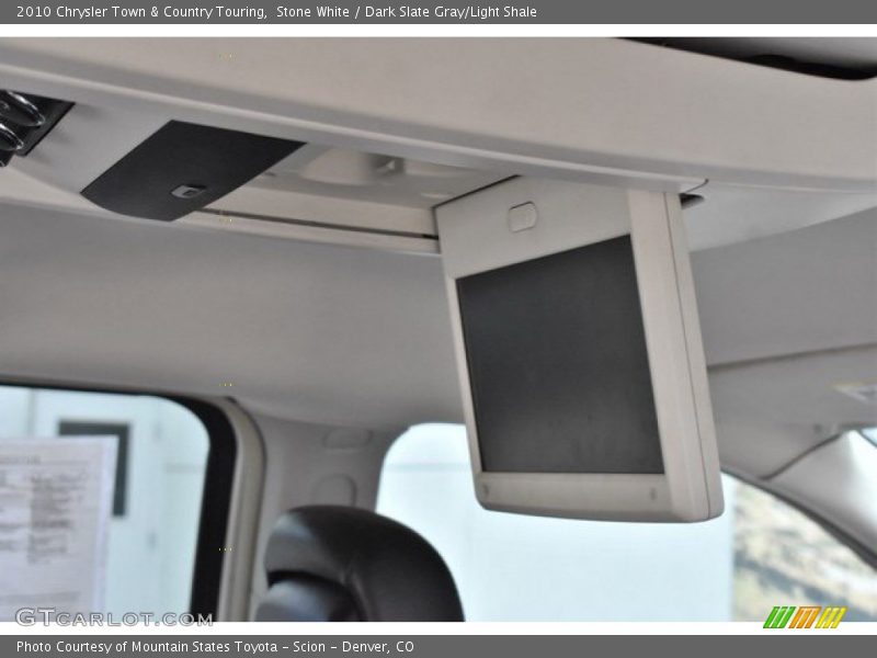Stone White / Dark Slate Gray/Light Shale 2010 Chrysler Town & Country Touring