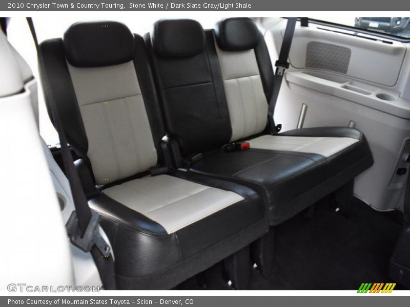 Stone White / Dark Slate Gray/Light Shale 2010 Chrysler Town & Country Touring