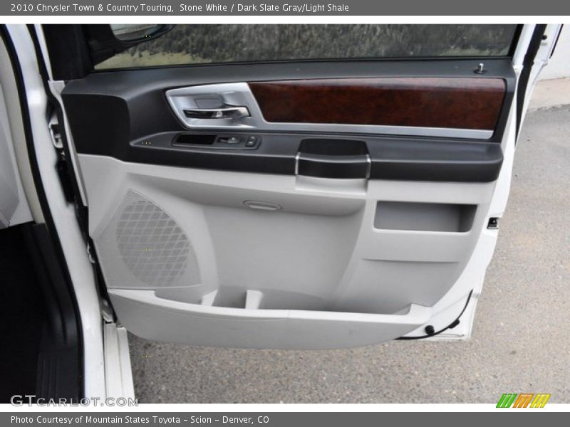 Stone White / Dark Slate Gray/Light Shale 2010 Chrysler Town & Country Touring