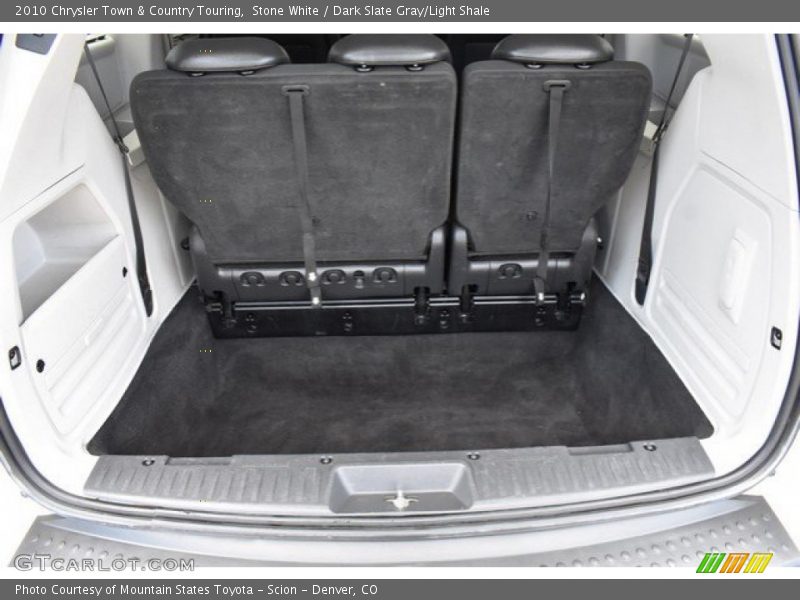 Stone White / Dark Slate Gray/Light Shale 2010 Chrysler Town & Country Touring