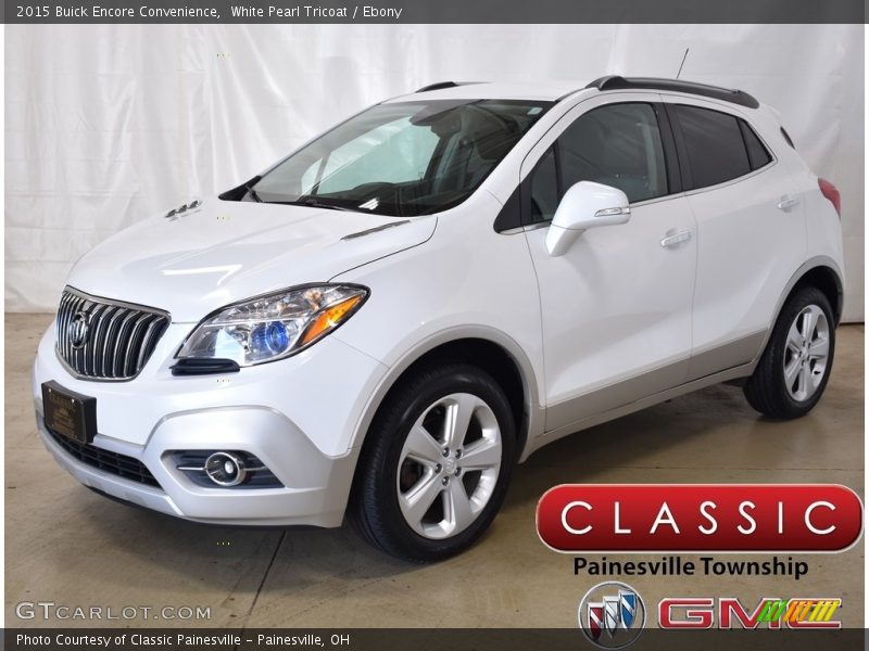 White Pearl Tricoat / Ebony 2015 Buick Encore Convenience