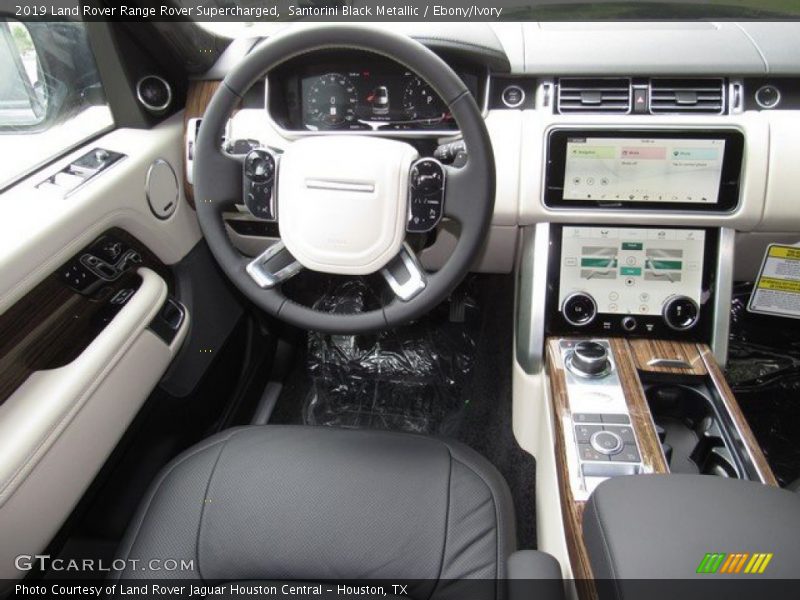 Santorini Black Metallic / Ebony/Ivory 2019 Land Rover Range Rover Supercharged