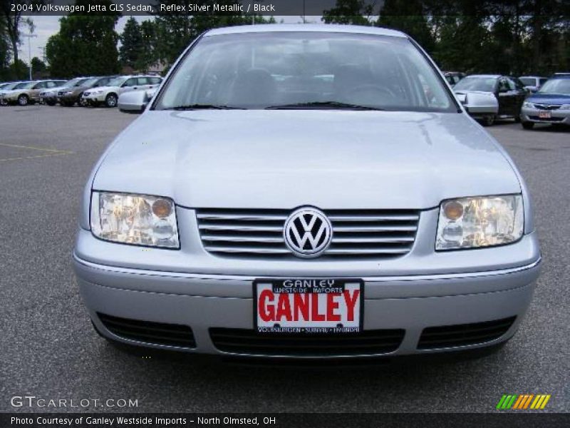 Reflex Silver Metallic / Black 2004 Volkswagen Jetta GLS Sedan