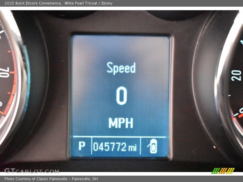 White Pearl Tricoat / Ebony 2015 Buick Encore Convenience