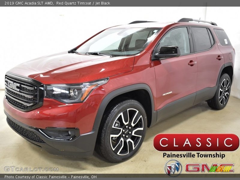 Red Quartz Tintcoat / Jet Black 2019 GMC Acadia SLT AWD