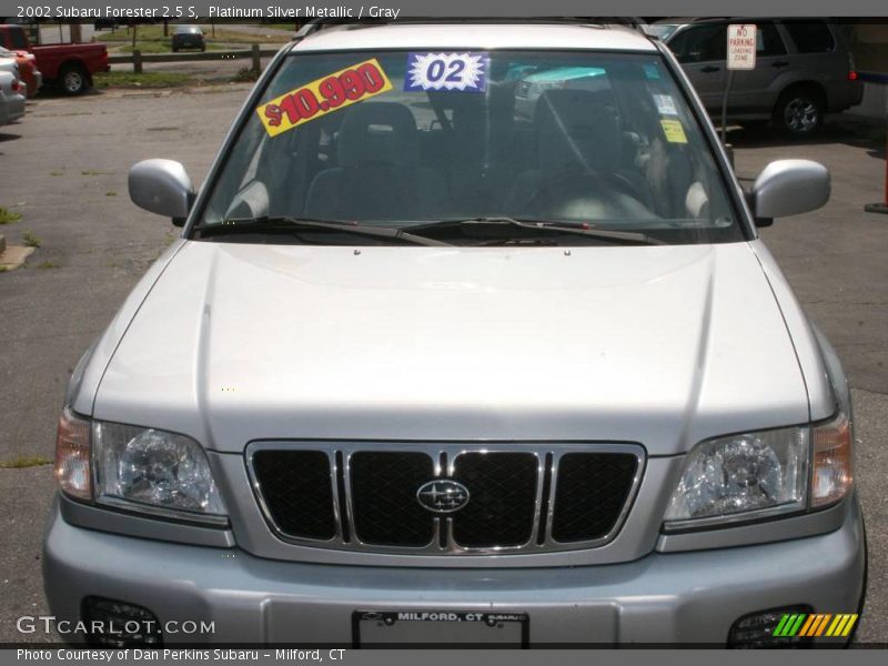 Platinum Silver Metallic / Gray 2002 Subaru Forester 2.5 S