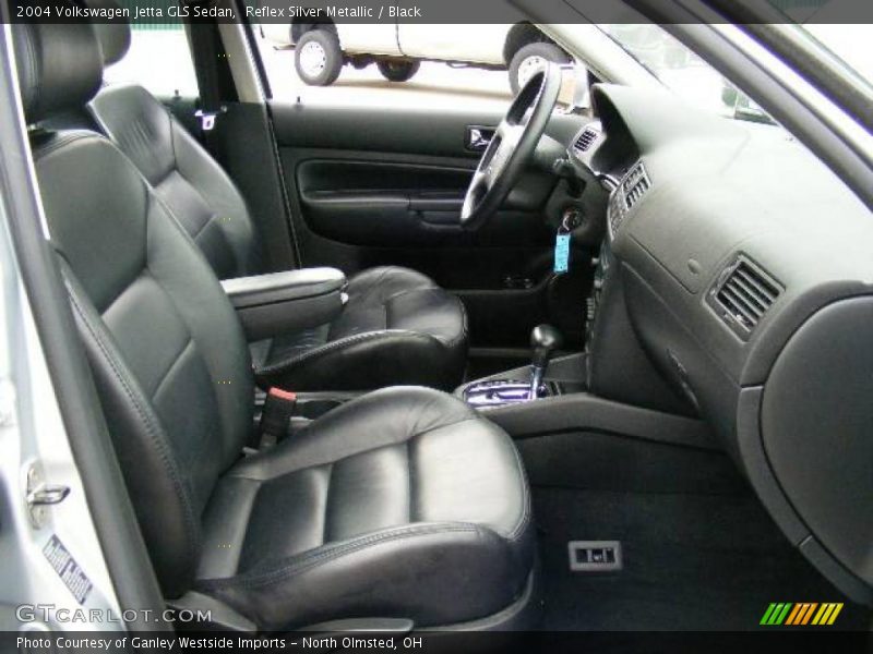 Reflex Silver Metallic / Black 2004 Volkswagen Jetta GLS Sedan