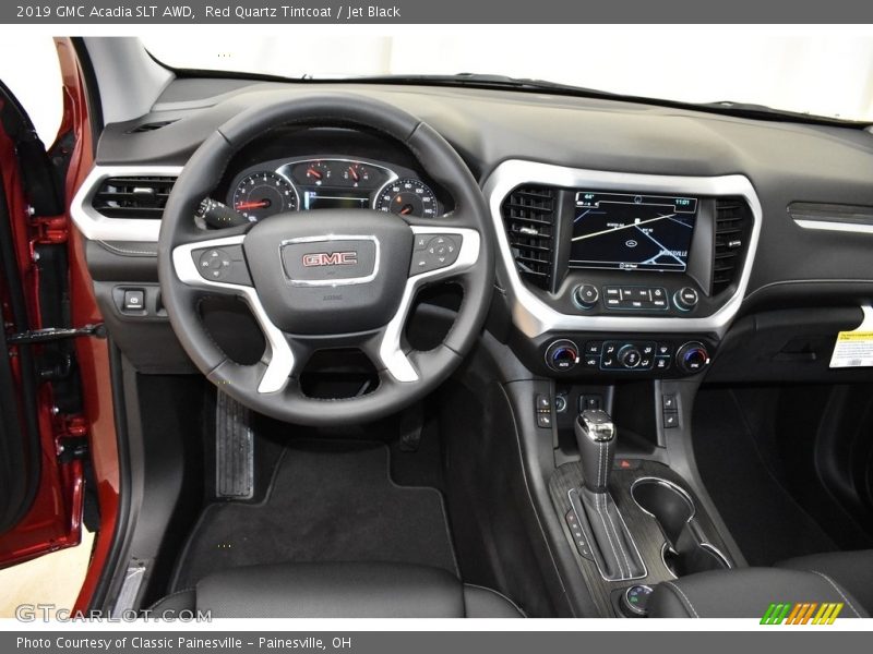 Red Quartz Tintcoat / Jet Black 2019 GMC Acadia SLT AWD
