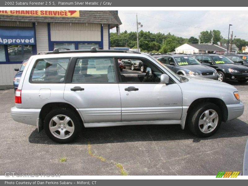 Platinum Silver Metallic / Gray 2002 Subaru Forester 2.5 S