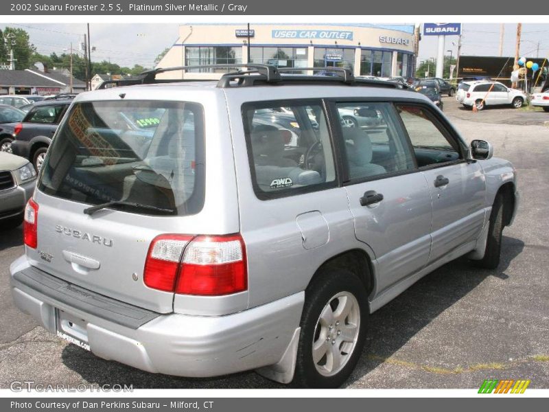 Platinum Silver Metallic / Gray 2002 Subaru Forester 2.5 S
