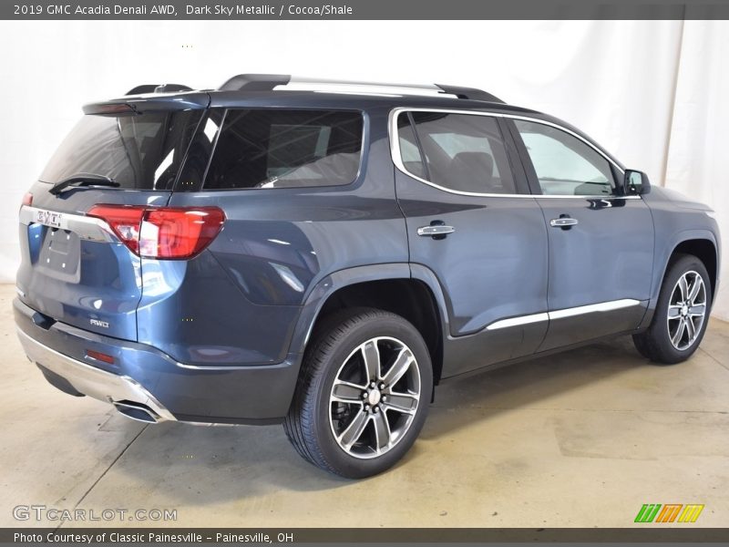 Dark Sky Metallic / Cocoa/Shale 2019 GMC Acadia Denali AWD