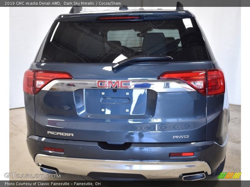 Dark Sky Metallic / Cocoa/Shale 2019 GMC Acadia Denali AWD