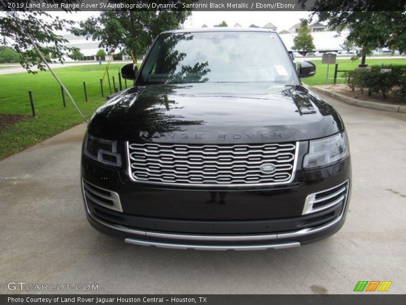 Santorini Black Metallic / Ebony/Ebony 2019 Land Rover Range Rover SVAutobiography Dynamic