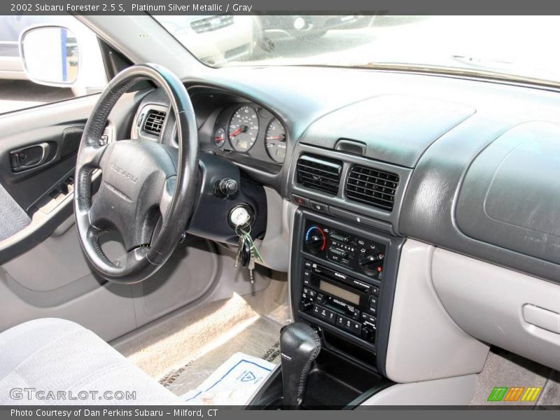Platinum Silver Metallic / Gray 2002 Subaru Forester 2.5 S