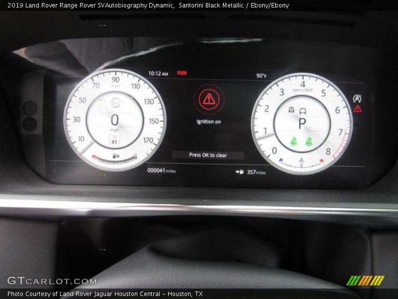  2019 Range Rover SVAutobiography Dynamic SVAutobiography Dynamic Gauges