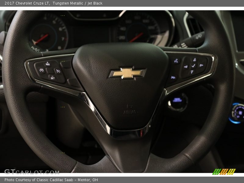 Tungsten Metallic / Jet Black 2017 Chevrolet Cruze LT