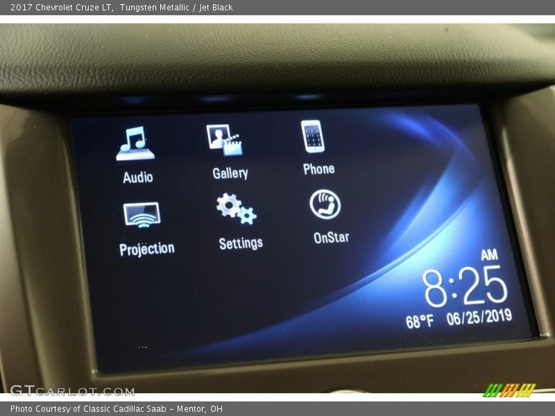 Tungsten Metallic / Jet Black 2017 Chevrolet Cruze LT