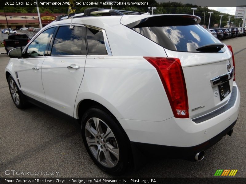 Radiant Silver Metallic / Shale/Brownstone 2012 Cadillac SRX Performance AWD