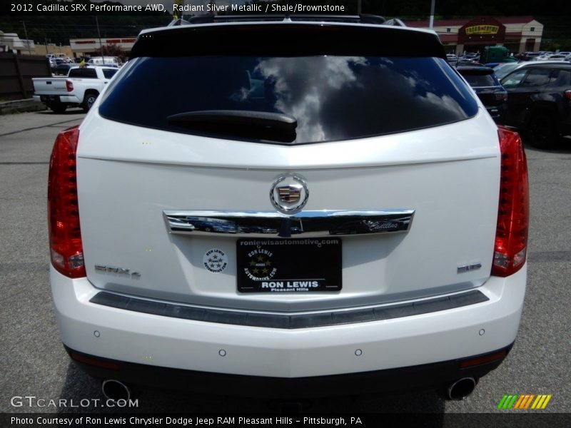 Radiant Silver Metallic / Shale/Brownstone 2012 Cadillac SRX Performance AWD