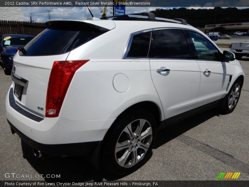 Radiant Silver Metallic / Shale/Brownstone 2012 Cadillac SRX Performance AWD