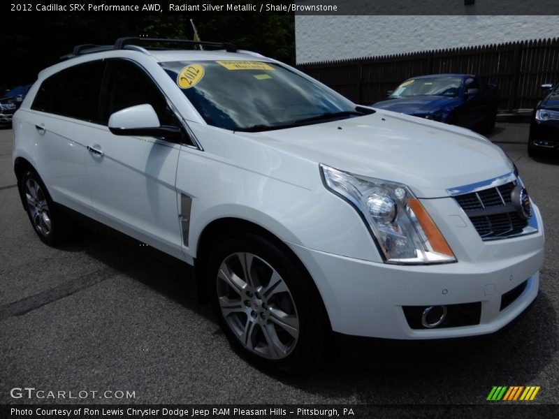 Radiant Silver Metallic / Shale/Brownstone 2012 Cadillac SRX Performance AWD