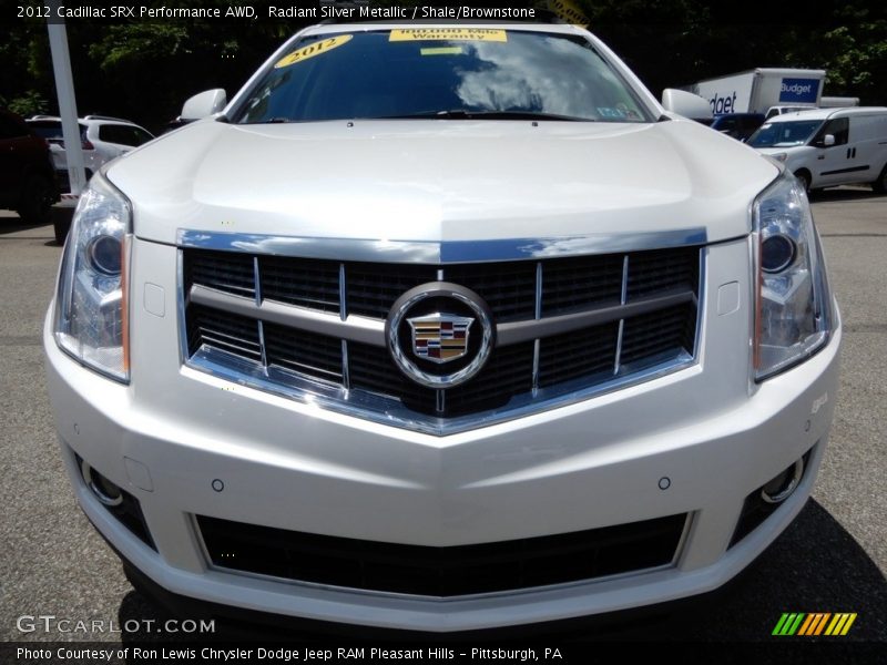 Radiant Silver Metallic / Shale/Brownstone 2012 Cadillac SRX Performance AWD