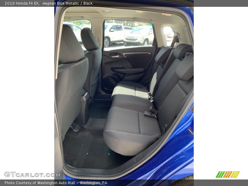 Aegean Blue Metallic / Black 2019 Honda Fit EX