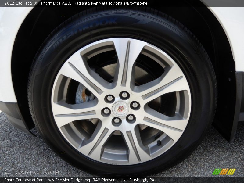 Radiant Silver Metallic / Shale/Brownstone 2012 Cadillac SRX Performance AWD