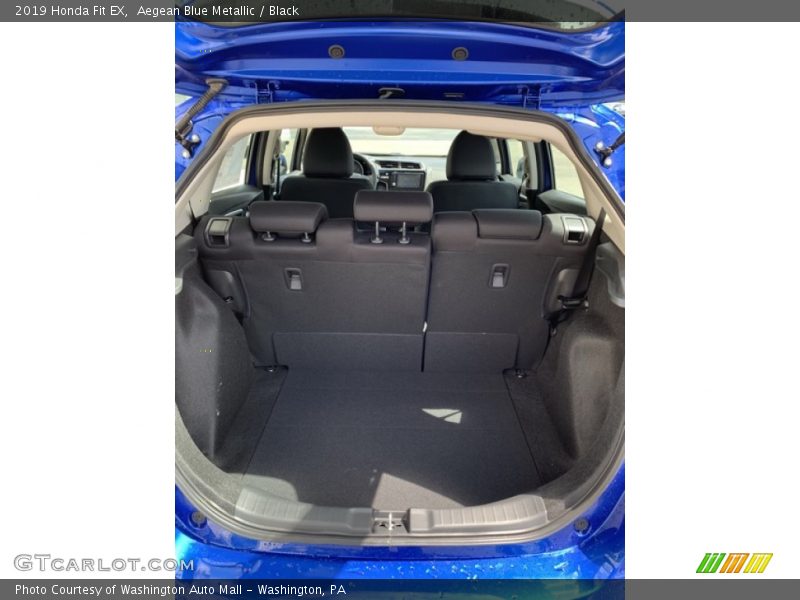 Aegean Blue Metallic / Black 2019 Honda Fit EX